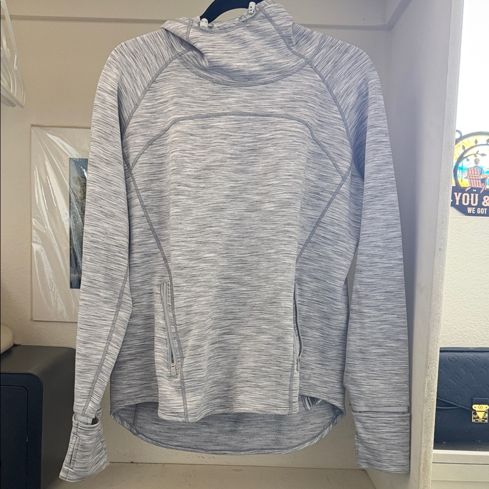 Women's Gray Hooded Sweater